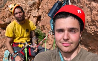 RIGLOS: esmochaniversario en la vía Mosquitos (6b pulido)